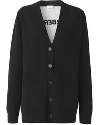 Burberry - V-Neck Button-Fastening Cardigan - Lyst