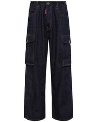 DSquared² - Summer Lovers Loose Cargo Jeans - Lyst