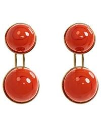 Alaïa - Spherical Detail Earrings - Lyst