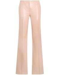 Philosophy Di Lorenzo Serafini - High-Shine Finish Wide-Leg Trousers - Lyst