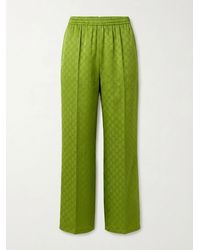 Gucci - Gg Jacquard Elastic Waistband Pants - Lyst