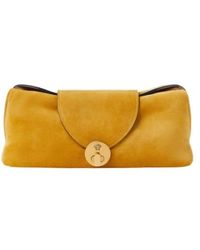 Versace - Vivian Suede Clutch - Lyst