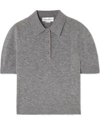 Victoria Beckham - Wool Polo Shirt - Lyst