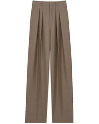 Saint Laurent - Mid-Rise Tailored Pants - Lyst