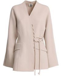 By Malene Birger - Lalou Wool Wrap Jacket - Lyst