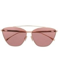Fendi - Baguette Aviator-Frame Sunglasses - Lyst