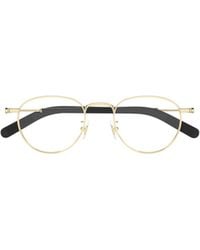 Montblanc - Eyewear Round Frame Glasses - Lyst