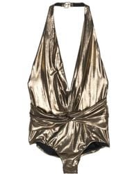 Ralph Lauren - Draped Halterneck Body - Lyst