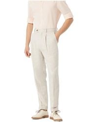 Brunello Cucinelli - Slub-Textured Trousers - Lyst