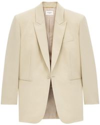 Saint Laurent - Virgin Wool Oversized Blazer - Lyst