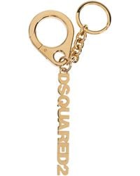 DSquared² - Logo Charm Bag Keychain - Lyst