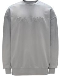 JW Anderson - Jw Anderson Logo-Embroidered Gradient Sweatshirt - Lyst