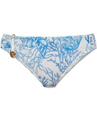 Versace - Underwater Barocco Bikini Bottoms - Lyst