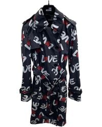 Moschino - Double-Breasted Trench Coat - Lyst