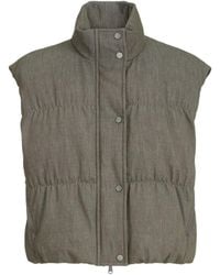 Brunello Cucinelli - Twill-Weave Vest - Lyst
