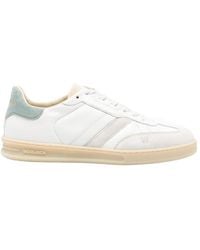 Woolrich - Double U Leather Sneakers - Lyst