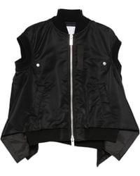 Sacai - Nylon Twill Vest - Lyst