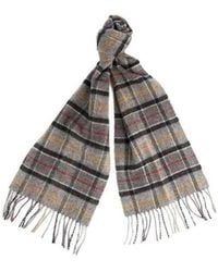 Barbour - Tartan Fringed Scarf - Lyst