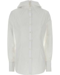 Jean Paul Gaultier - Hooded Button-Up Fitted Shirt - Lyst