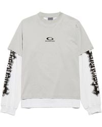 Balenciaga - Logo Double-Layer T-Shirt - Lyst