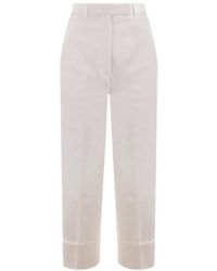 Thom Browne - Rwb Stripe Wide-Leg Trousers - Lyst