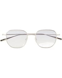 Barton Perreira - Square-Frame Platinum-Tone Titanium Sunglasses - Lyst