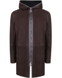 Tagliatore - Wilson Hooded Zip Coat - Lyst