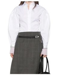 Brunello Cucinelli - Puff-Sleeve Button-Down Shirt - Lyst