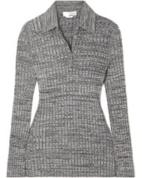 Gabriela Hearst - Long-Sleeved Knit Polo Shirt - Lyst