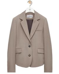 Loewe - Single-Breasted Tailored Jacket - Lyst