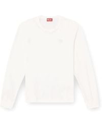 DIESEL - T-Adjust-Ls-Slits-R17 Long-Sleeve T-Shirt - Lyst
