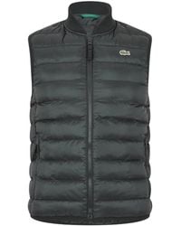 Lacoste - Quilted Gilet - Lyst