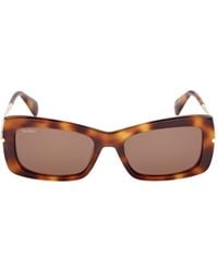 Max Mara - Rectangular Frame Sunglasses - Lyst