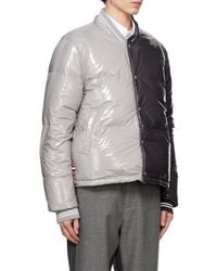 Thom Browne - Two-Tone Puffer Jacket - Lyst