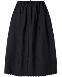Cecilie Bahnsen - Lightweight Crinkled Midi Skirt - Lyst