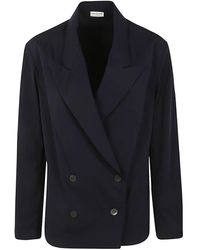 Dries Van Noten - Double-Breasted Long Sleeved Blazer - Lyst