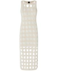 Pinko - Cut-Out Sleeveless Long Dress - Lyst