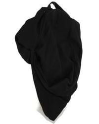 Yohji Yamamoto - Draped Wool Backpack - Lyst