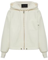 Fabiana Filippi - Cropped Zip-Up Hoodie - Lyst