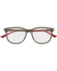 Gucci - Eyewear Rectangle Frame Glasses - Lyst