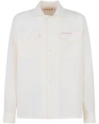 Marni - Patch Pockets Button-Up Shirt - Lyst