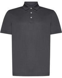 Herno - Short-Sleeved Knitted Polo Shirt - Lyst