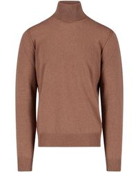 Maison Margiela - Roll-Neck Knitted Jumper - Lyst