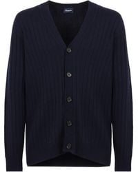 Drumohr - Wool And Cashmere Knit Cardigan - Lyst