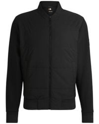 BOSS - H-Skiles 100 Padded Zip Sweatshirt - Lyst