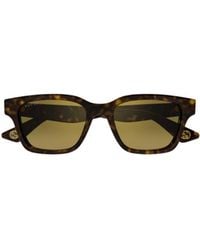 Gucci - Eyewear Rectangle Frame Sunglasses - Lyst