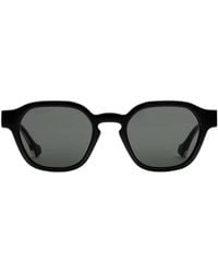 Gucci - Oval Frame Sunglasses - Lyst