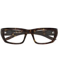 Balenciaga - Eyewear Rectangular Glasses And Frames - Lyst