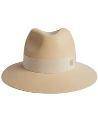 Maison Michel - Henrietta Felt Fedora Hat - Lyst