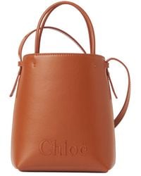 Chloé - Chloé Sense Micro Tote Bag - Lyst